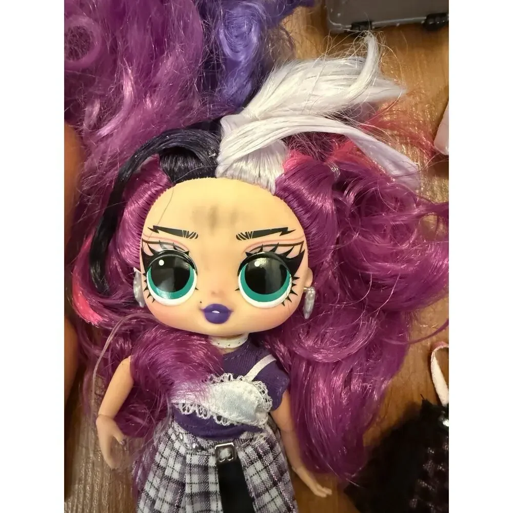 LOL OMG DOLLS NUDE TLC DOLL LOT 4 Dolls 14 Accessories for OOAK Custom